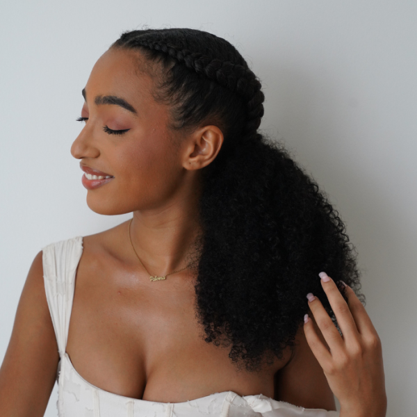 "Curly Haire" Drawstring Ponytail